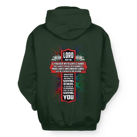 Lord Make Me A Trucker - Faith Workwear Hoodie