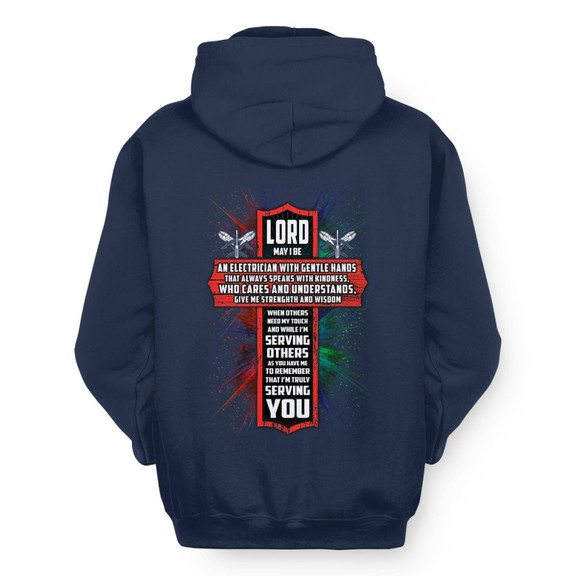 Lord Make Me An Electrician - Faith Workwear Hoodie
