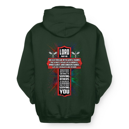 Lord Make Me An Electrician - Faith Workwear Hoodie