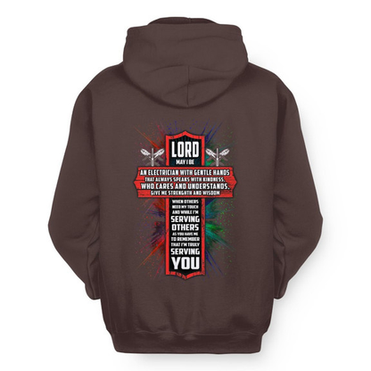 Lord Make Me An Electrician - Faith Workwear Hoodie