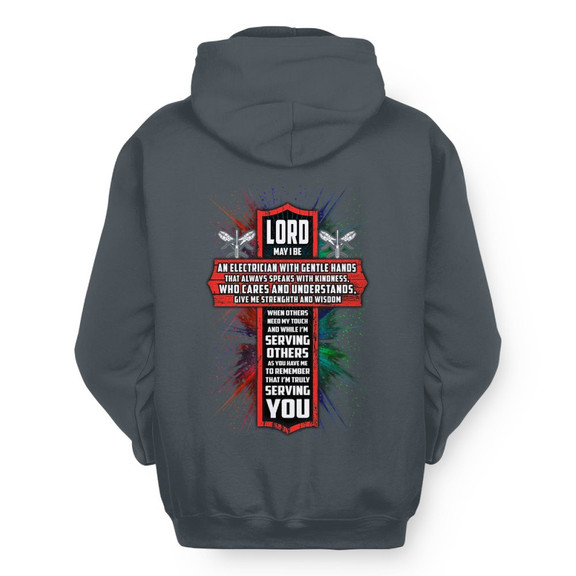 Lord Make Me An Electrician - Faith Workwear Hoodie
