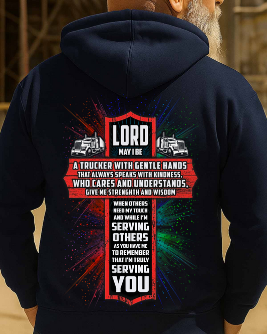 Lord Make Me A Trucker - Faith Workwear  Hoodie