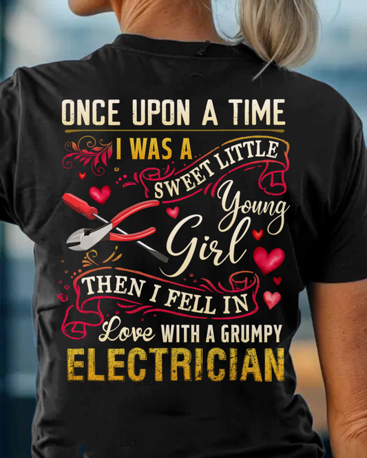 Once Upon A Time Grumpy Electrician Apparel - Funny Love T-Shirt
