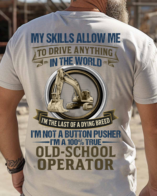 Old School Operator - Dying Breed Equipment T-Shirt